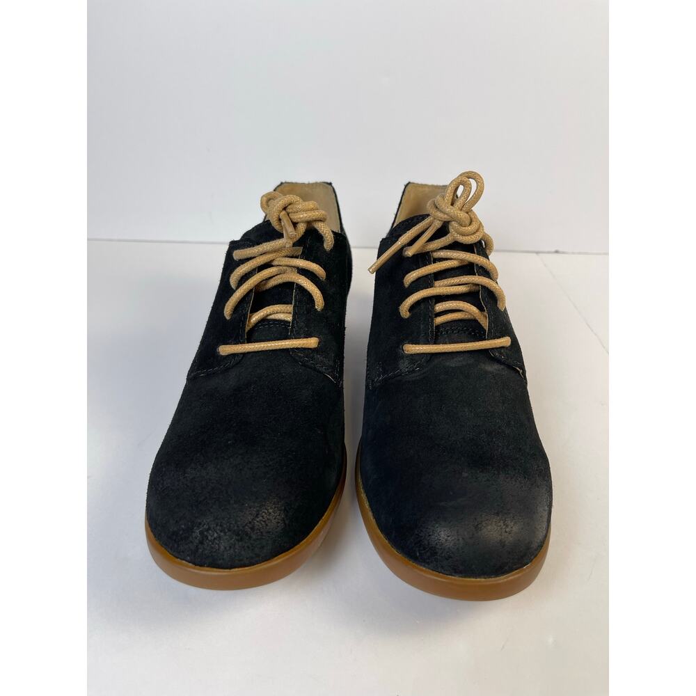 Børn Mott women’s Black Suede Lace Up Oxfords size 8.5|40 W/Box Dark Academia - Picture 5 of 13